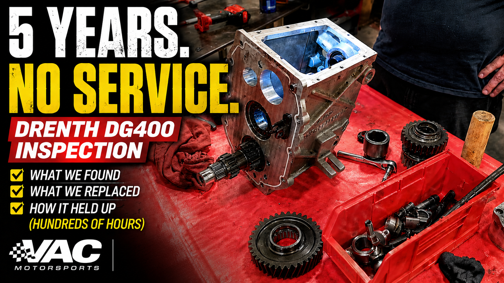 How Often Should I Service My Drenth DG400 Sequential Gearbox?